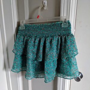 XS teal skirt